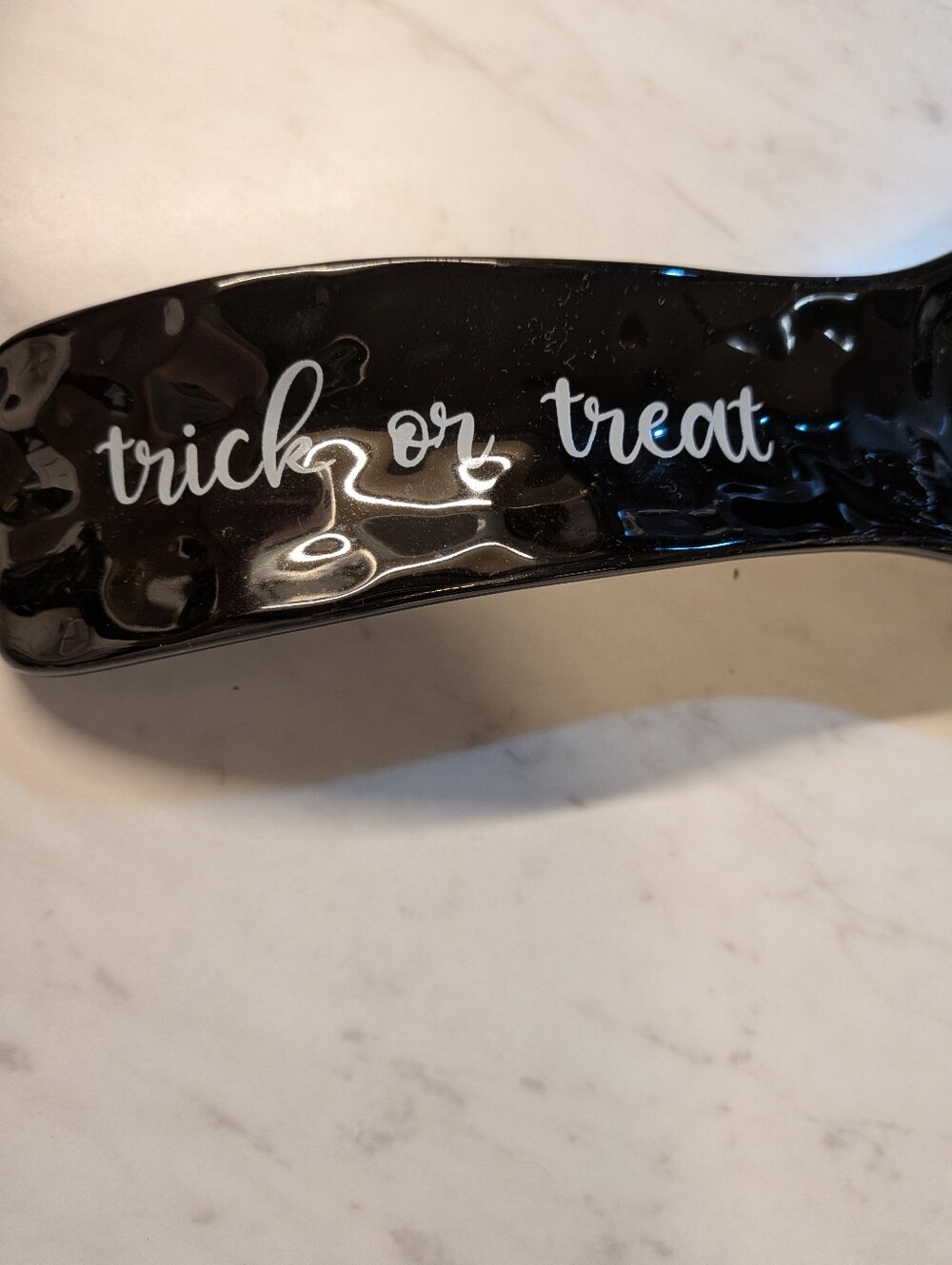 Trick or treat harvest green studio . Spoon Rest. Halloween Theme. - Picture 4 of 6